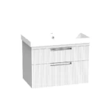 R2 Platform 700 Fluted Wall Mounted Vanity Unit