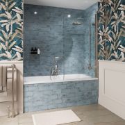 Burlington Bathrooms Classique Hinged Single Bath Screen