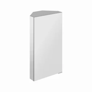 HIB Eris Corner Bathroom Mirrored Cabinet