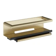HIB Shower Shelf with Grab Bar and Magnetic Squeegee