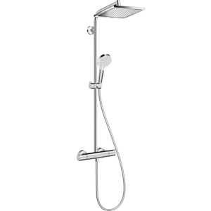 Hansgrohe Crometta E Showerpipe 240 1jet EcoSmart with thermostat