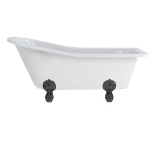 Burlington Bathrooms Harewood Slipper Bath with Luxury Feet