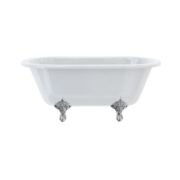 Burlington Bathrooms Windsor 150cm Double Ended Bath with Standard Feet