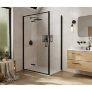 Merlyn 6 Series Sleek | Hinge Door & Inline Panel | with Optional Side Panel