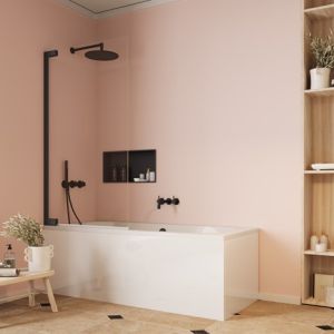 Crosswater Asura 8mm Hinged Bath Screen