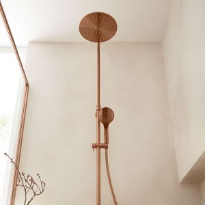 Vado Round Adjustable Thermostatic Shower Column
