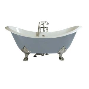 Heritage Bathrooms Devon Cast Iron Double Ended Bath