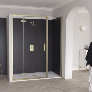 Flair Showers ETO Hinge & Inline Door with Inline Panel