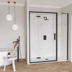 Flair Showers ETO Hinge & Inline Door with Inline Panel