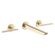 Crosswater Foile Basin 3H Set Wall Mounted