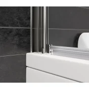 Meryln MB3 2 Panel Curved Bath Screen