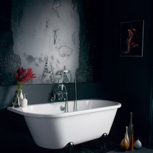 Burlington Bathrooms Avantgarde Back-to-wall 1700 Traditional Bath with Feet