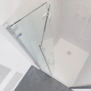 Flair ORO Bifold Door with Ultra Frameless Corner Side Panel